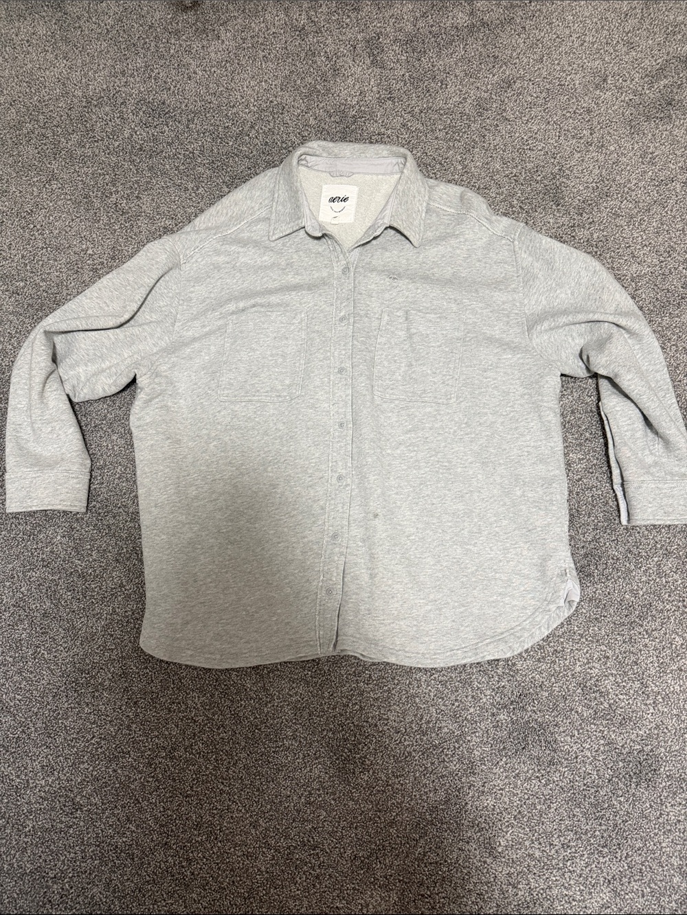 Aerie Lumberjane grey button down